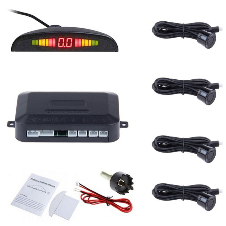 Sensor de Aparcamiento con LED Kit Auto Instalable Parktronic
