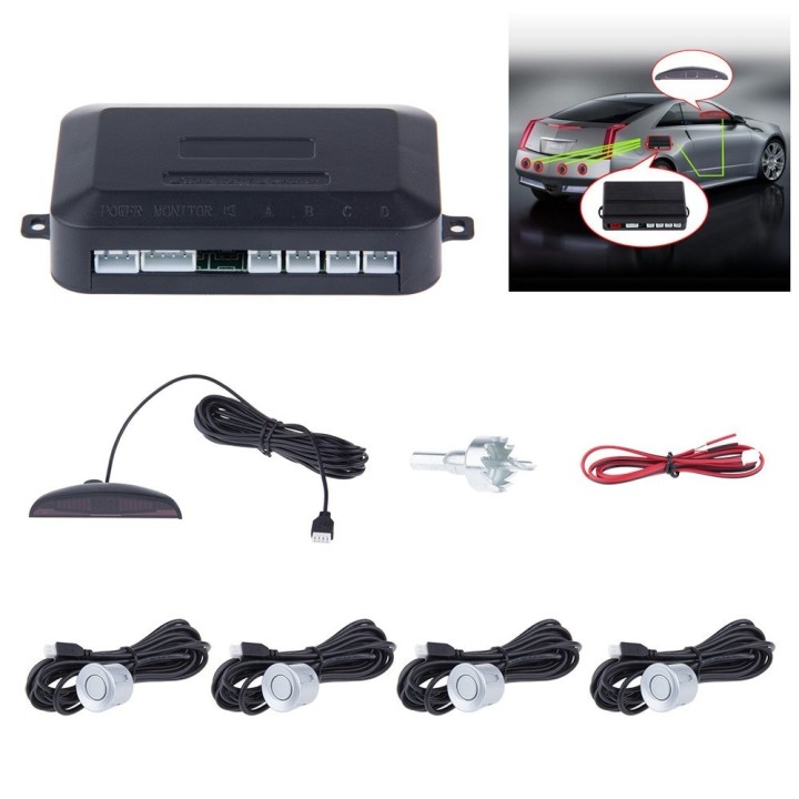 Sensor de Aparcamiento con LED Kit Auto Instalable Parktronic