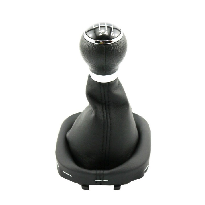 Pomo con Cuero 5 Velocidades VW TOURAN 2003-2010 CADDY II 2 MK2