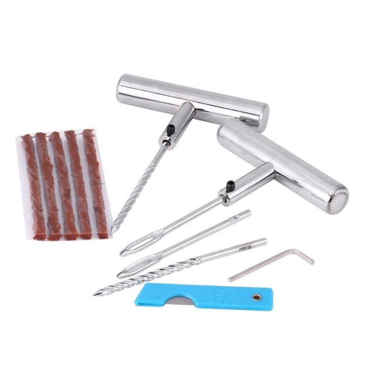 Kit Reparación Pinchazos Ruedas sin Cámara - Maletín Deluxe