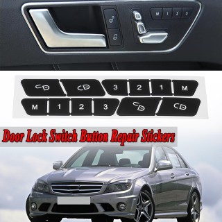 Mercedes Benz W204 C300 2008-2014 Botones Recambio Desgaste Memorias Asientos Bloqueo Puertas