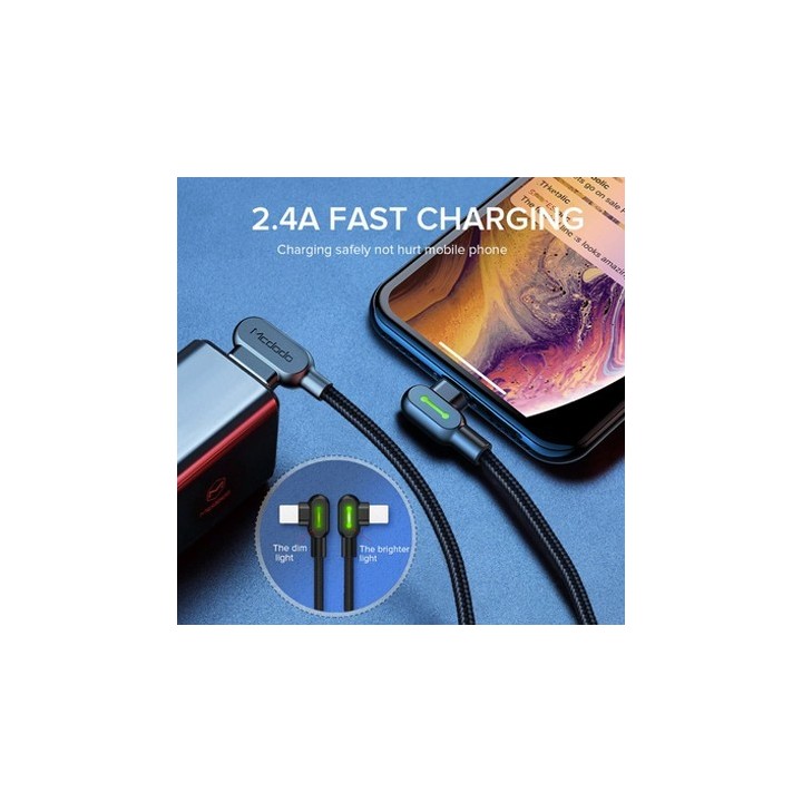 Cable PRO 2.4A Carga Rápida Iphone USB iPhone X XS X MAX XR 8 7 6 6s Plus 5 carg