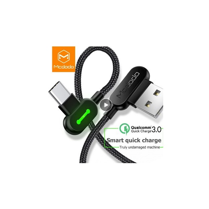 Cable USB Tipo-C PRO 2.4A Carga Rápida y Datos USBCargador Android Samsung S8 S9 Note 8