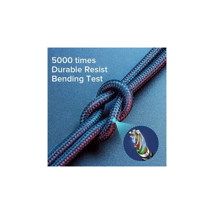 Cable USB Tipo-C PRO 2.4A Carga Rápida y Datos USBCargador Android Samsung S8 S9 Note 8