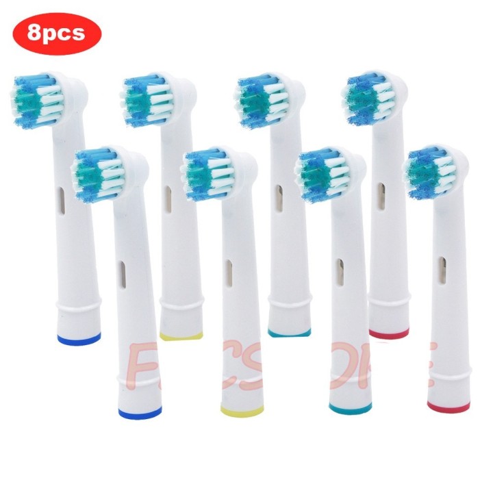 Pack 8 Recambios Cepillo Oral-B Advance Power/Pro Health/Triumph/3D Excel/Vitality