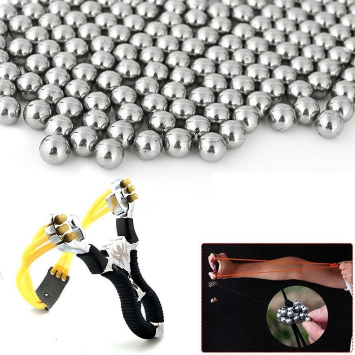 Pack 100 Bolas Rodamiento Acero 6 mm Tirachinas Supervivencia