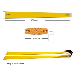 Goma Elastica Tirachinas 1 mm