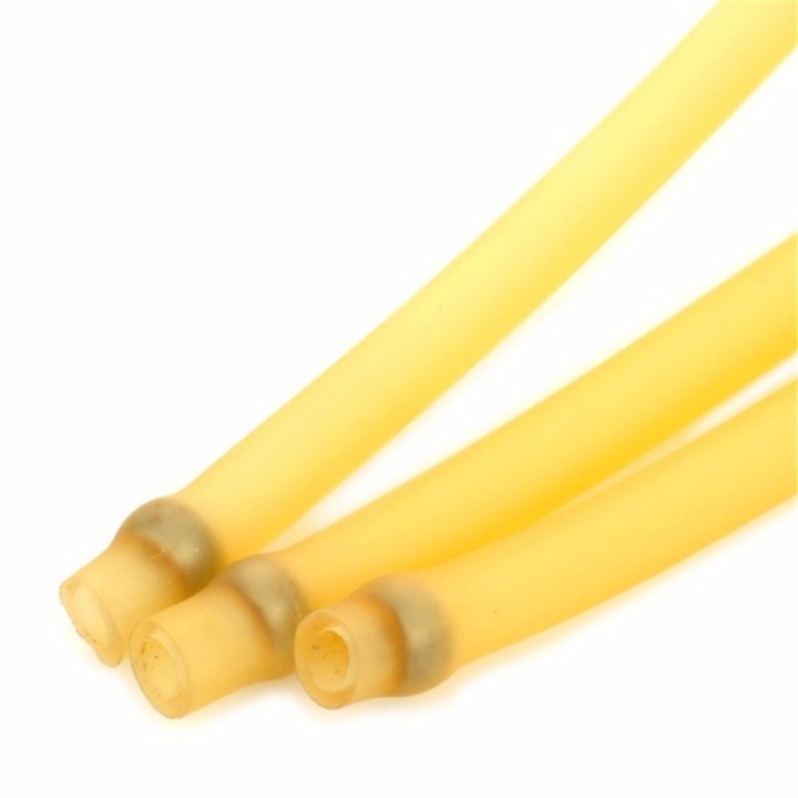 Goma Eslástica Triple 8 mm x 33 cm - Tirachinas Deportivo Tubo Goma Repuesto