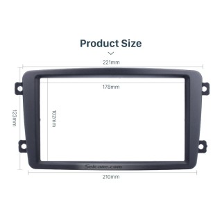 Marco de Pantalla Cambio RADIO DVD 2 DIN Mercedes BENZ Clase C 2002-2004 W203
