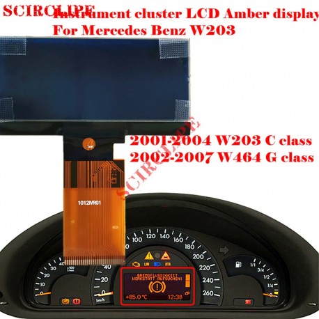 pantalla LCD Cuadro intrumentos reparación de píxeles para Mercedes Benz W203 Clase C 2000-2004/W463G clase 2002-2007