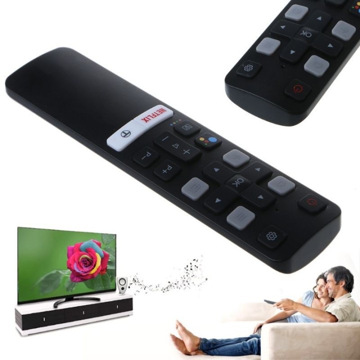Mando a distancia RC802V JUR6 Original para TV TCL 65P8S 49S6800FS 49S6510FS 55P8S 55EP680 50P8S 49S6800FS 49S6510FS