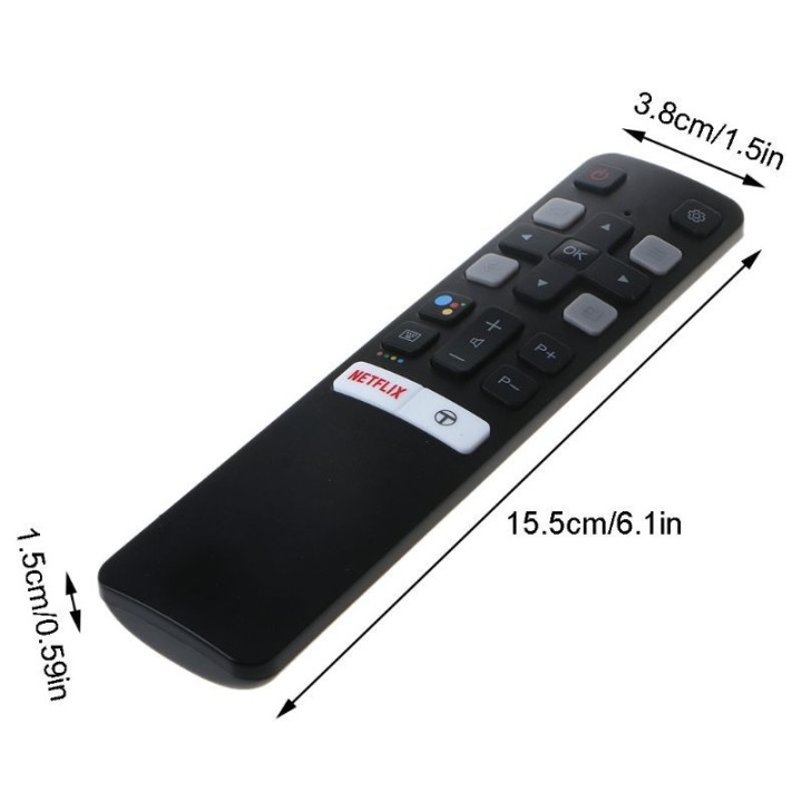 Mando a distancia RC802V JUR6 Original para TV TCL 65P8S 49S6800FS 49S6510FS 55P8S 55EP680 50P8S 49S6800FS 49S6510FS