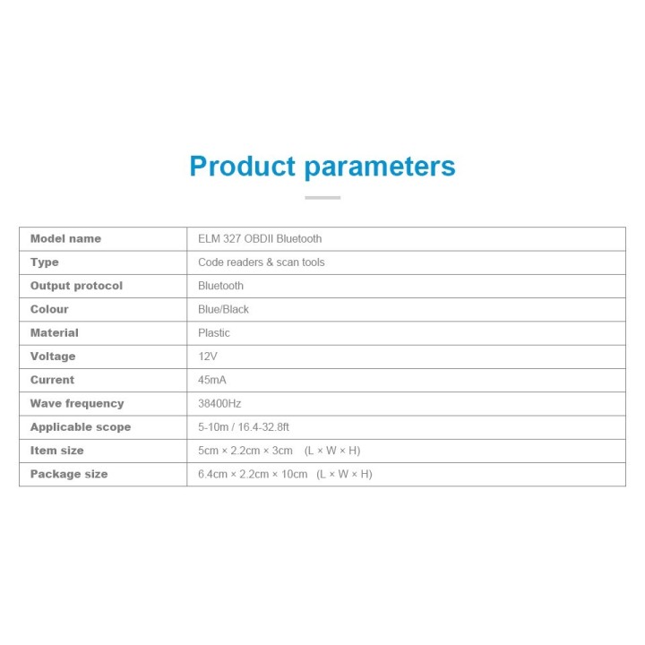 Herramienta de diagnóstico Super OBD2 ELM327 OBD2 Bluetooth android pc