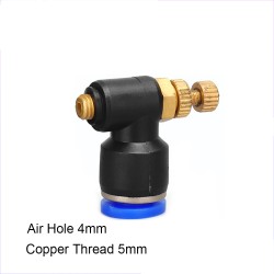 Válvula 4 mm Recambio Aire Laser CO2 Cabeza Corte Oxigeno O2