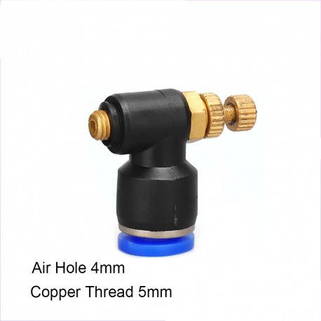 Válvula 4 mm Recambio Aire Laser CO2 Cabeza Corte Oxigeno O2