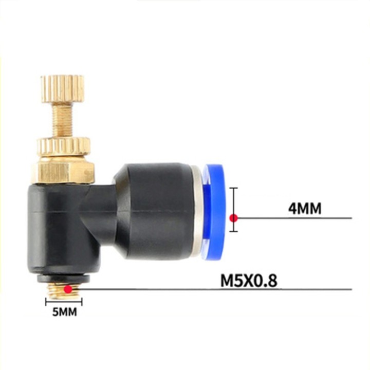 Válvula 4 mm Recambio Aire Laser CO2 Cabeza Corte Oxigeno O2