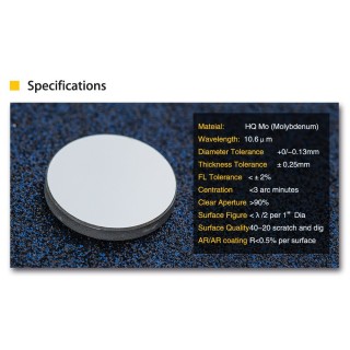 Espejo Recambio Reflejo Corte Laser CO2 25 mm
