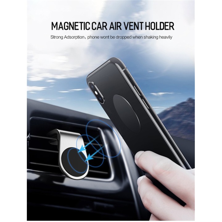 Soporte Coche Magnético Teléfono Móvil Rejilla Aire