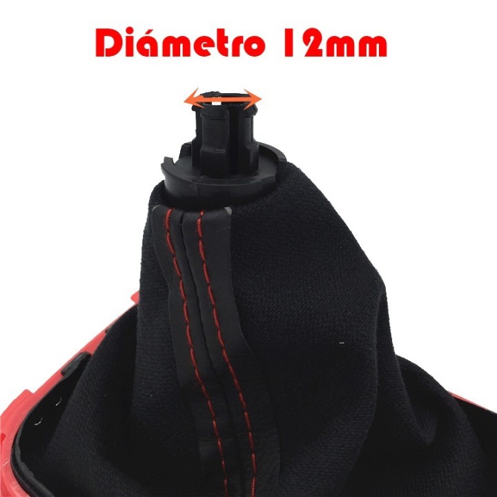 Pomo con Cuero Tuning Rojo - volkswagen vw golf 4 iv Jetta Bora Mk4 GTI R32 1999-2004