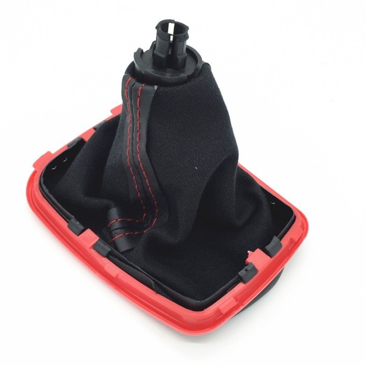 Pomo con Cuero Tuning Rojo - volkswagen vw golf 4 iv Jetta Bora Mk4 GTI R32 1999-2004