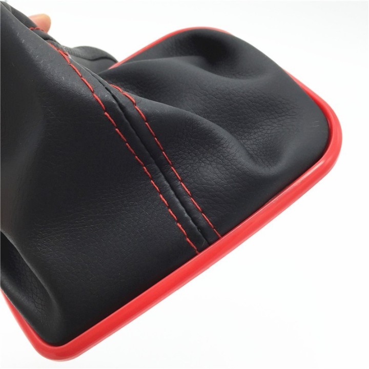 Pomo con Cuero Tuning Rojo - volkswagen vw golf 4 iv Jetta Bora Mk4 GTI R32 1999-2004