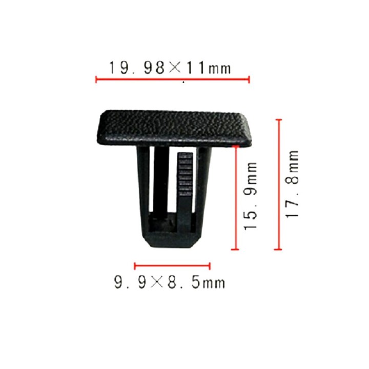 10 Grapa Clip Chrysler Dogde 5FR56DX9