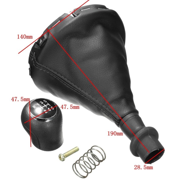 Pomo con Cuero VW Transporter T5 T5.1 Gp 2003-2011