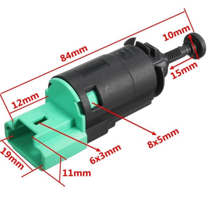 Botón Interruptor Luz De Freno Peugeot 207 307 308 3008 Fiat Scudo Citroen Berlingo C5