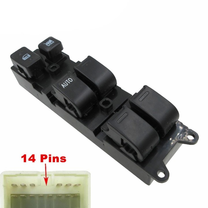 Botonera Interruptor Elevalunas Toyota Carina E Hilux Camioneta Land Cruiser 4 Runner Lexus LX450 84820-35010