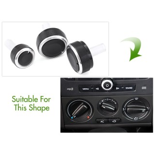 3 Mandos Botones Aire Acondcionado AC Perilla Volkswagen GOLF 4 passat B5 Bora