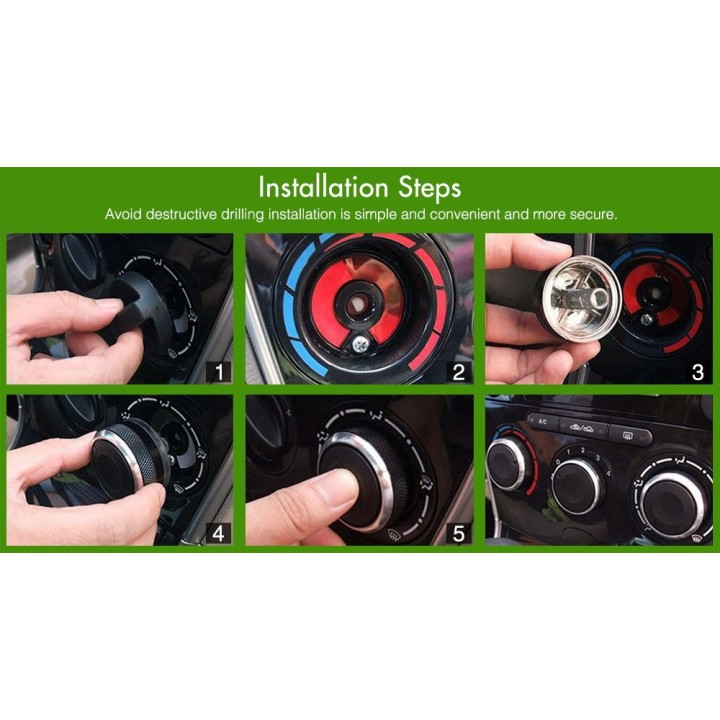 3 Mandos Botones Aire Acondcionado AC Perilla Volkswagen GOLF 4 passat B5 Bora