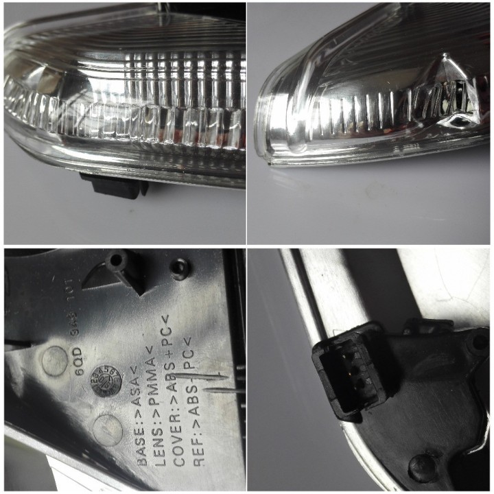 Tulipa 1Z0949101C Intermitente Derecha Izquierda SKODA OCTAVIA 1Z5 1Z3 2004-2010