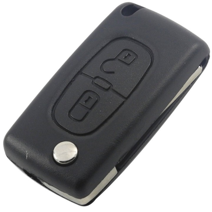 Carcasa Llave Mando con Espadin Peugeot 306 407 807 Partner Citroen C2 C3 C4 C6 Berlingo