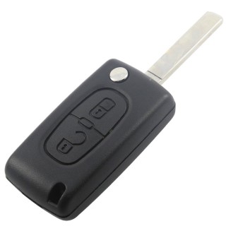 Carcasa Llave Mando con Espadin Peugeot 306 407 807 Partner Citroen C2 C3 C4 C6 Berlingo