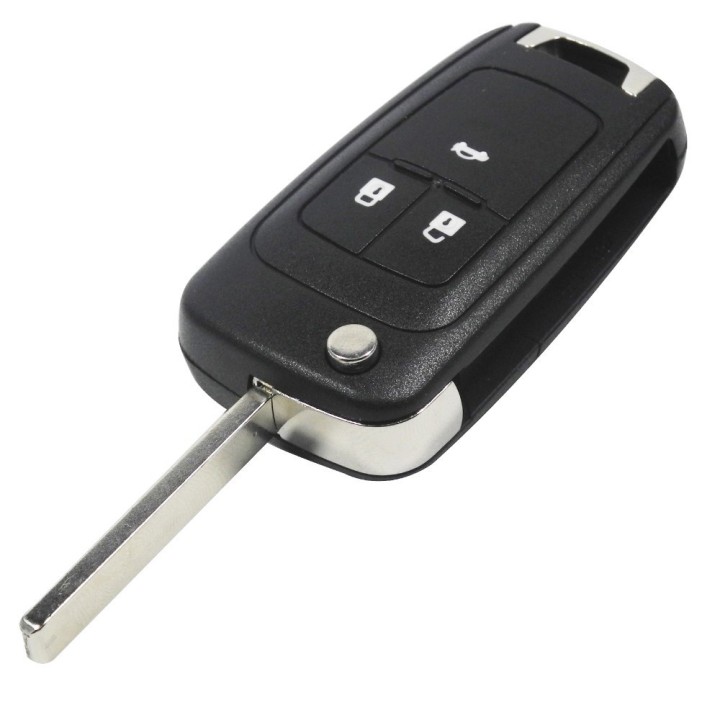 Carcasa Llave Mando con Espadin HU100 Chevrolet