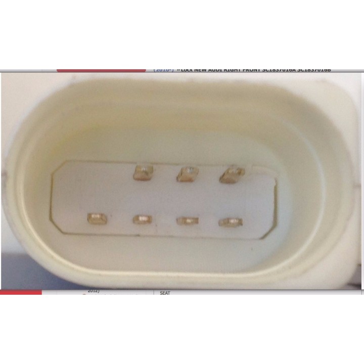 Cerradura Delantera Derecha  VW PASSAT B6 SKODA SUPERB A4 A5 Q5 Q7 TT 3C1837016B