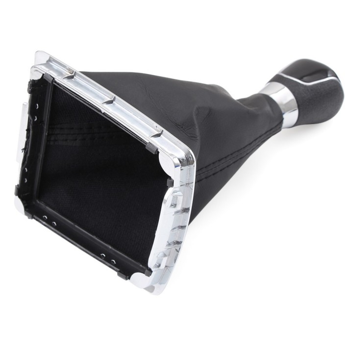 Pomo con Cuero 5 Marchas Ford Focus 2 2005-2011 C-Max Kuga Fiesta Color Negro