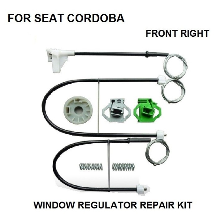 Kit Reparación Elevalunas SEAT IBIZA CORDOBA 6K1 6K2 Delantero Derecho
