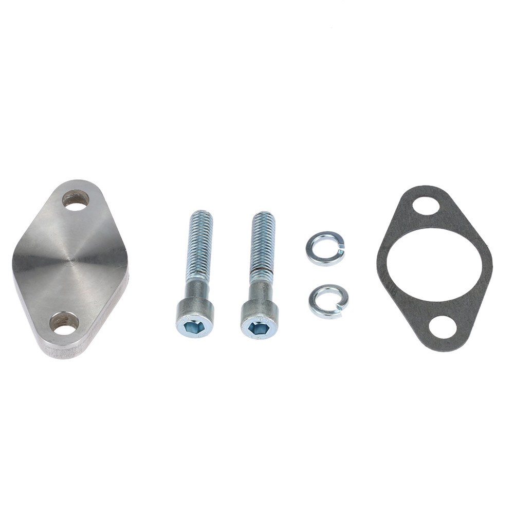 EGR Valve Blanking Plate,8mm EGR Valve Blanking Plate Kit Assembly with Gasket for BM-W E53 E38 E39 E46 X5 SI-A0254 
